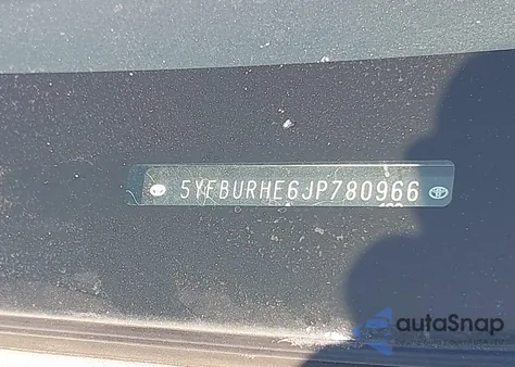 2018 Toyota Corolla Xle from USA, damaged, VIN 5YFBURHE6JP780966